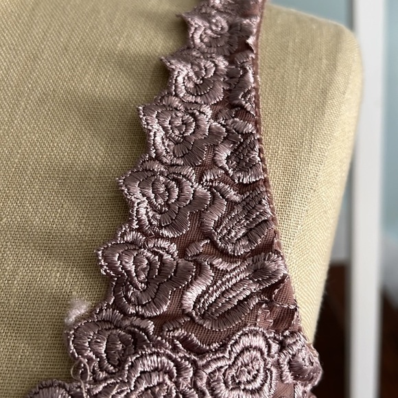 Amoureuse Embroidered Lace Beautiful Bra size 40DD - Picture 5 of 11